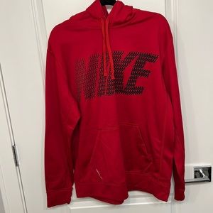 Red Large Nike Therma-Fit Hoodie/Sweatshirt